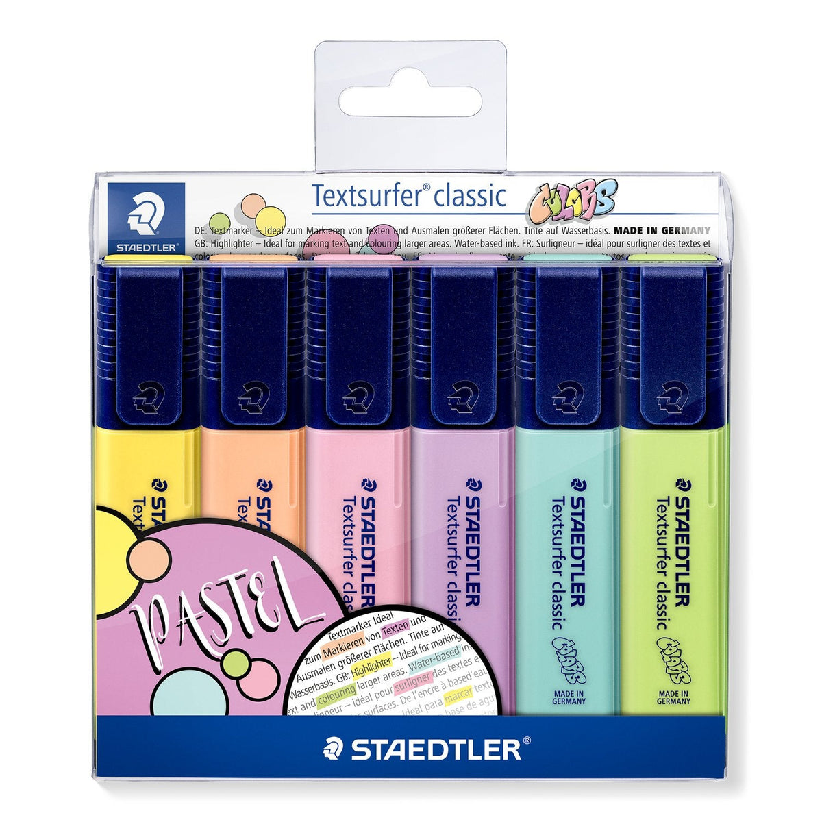 Tekstmarker Staedtler 364 Textsurfer, Pastel/Vintage, CWP10/CWP6/CWP4