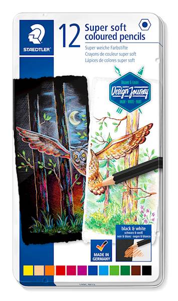 Barvice Staedtler 149cm12 DJ Super Soft, kovinska škatla