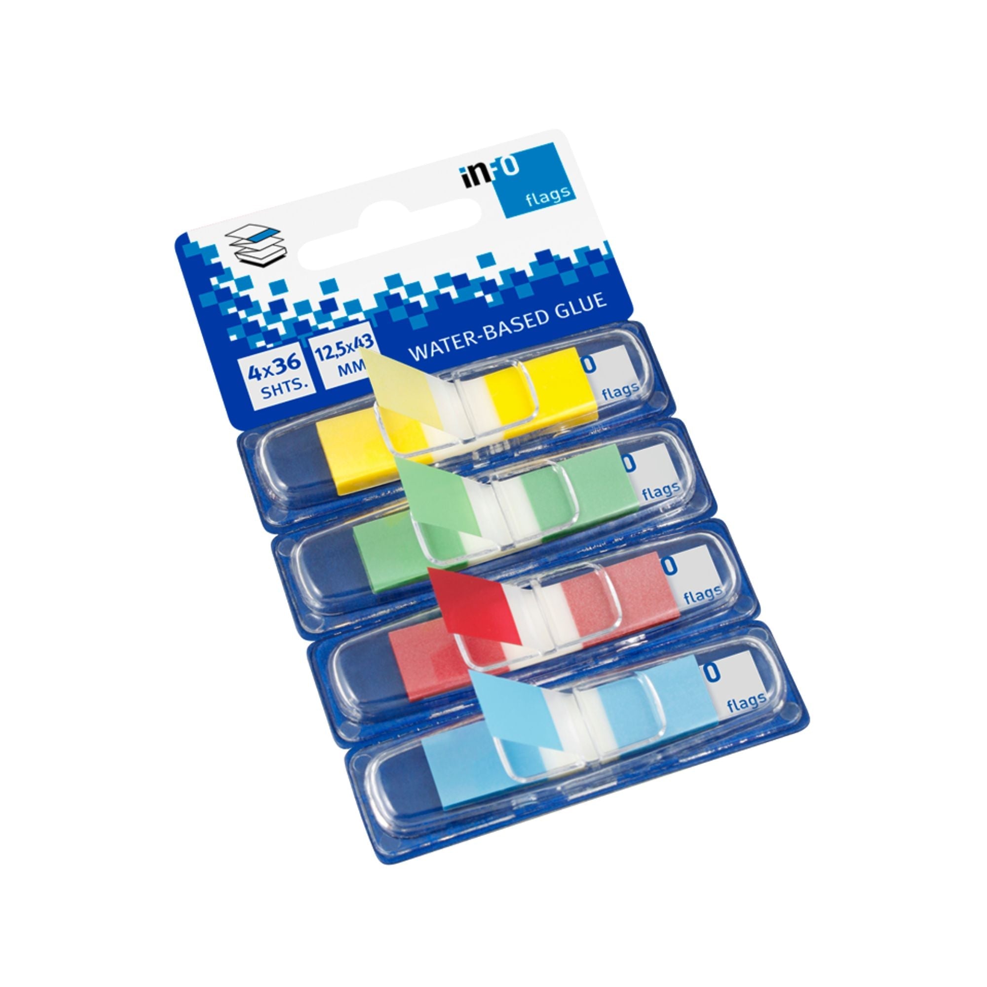 Označevalci samolepilni Info 7727, 4 x 36 listni