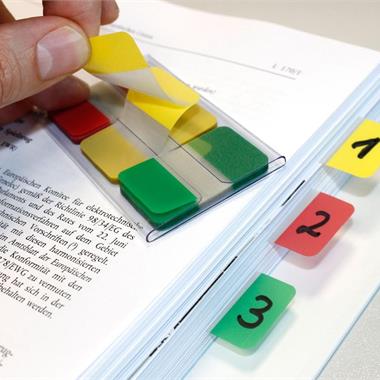 Označevalci samolepilni Info 8742, 25 x 38 mm, trši