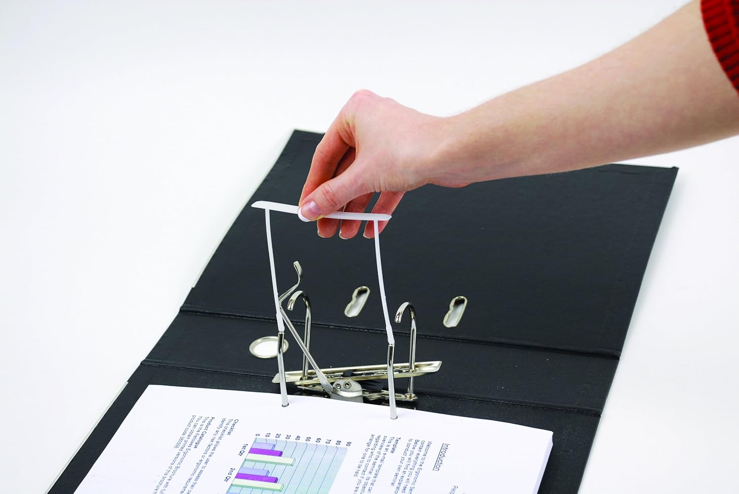 Sponka arhivska FE0089701 ProKlip, bela, 100/1