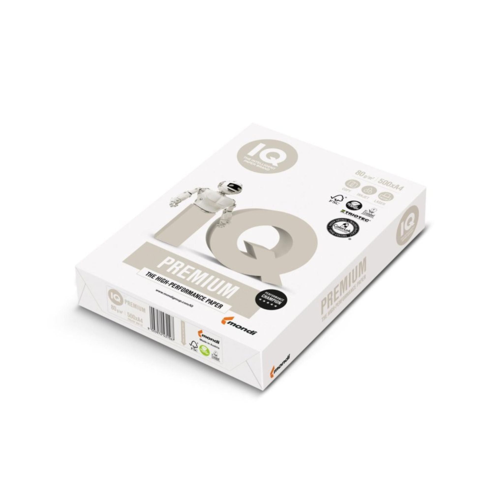 Papir IQ Premium A4, 80g, 500/1