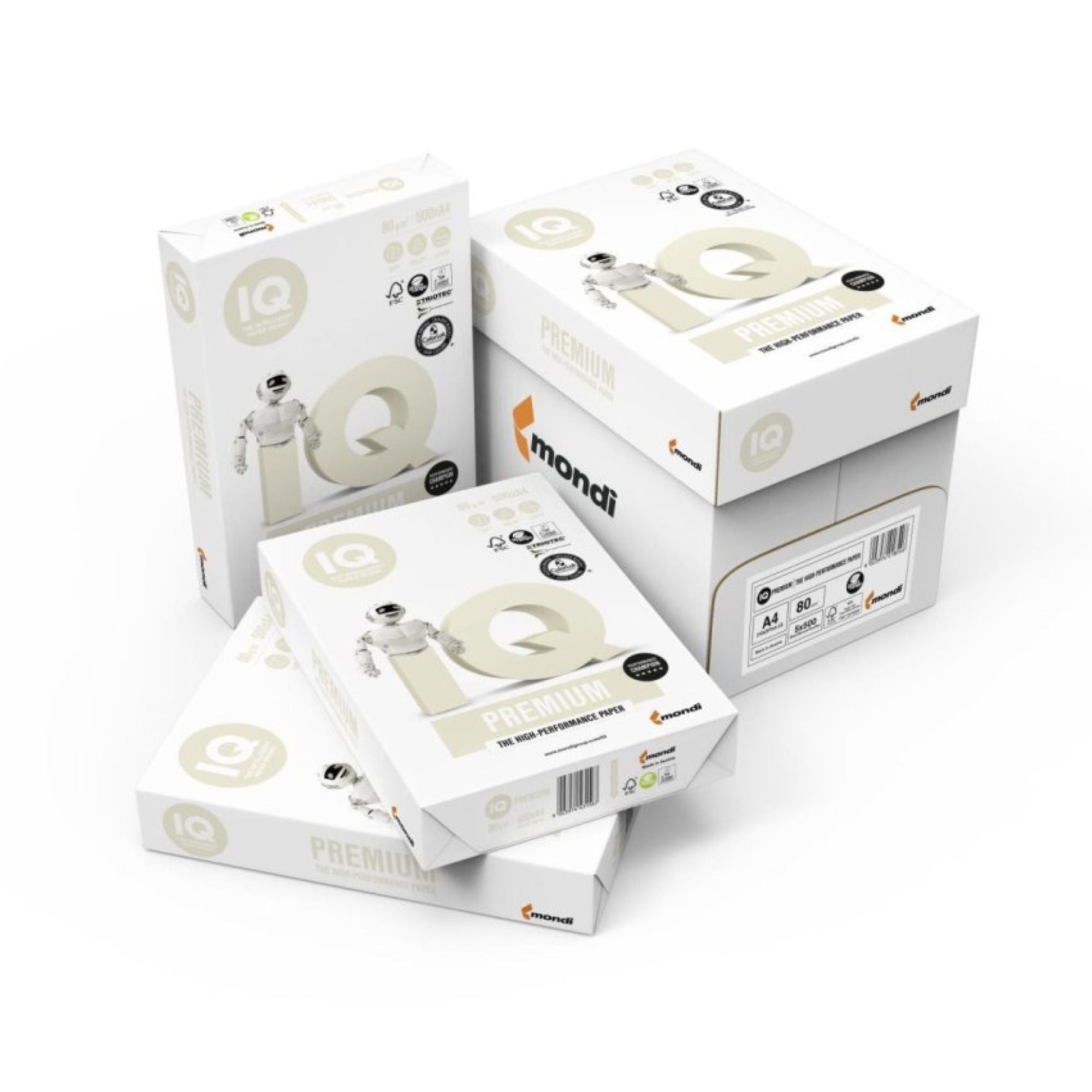 Papir IQ Premium A4, 80g, 500/1