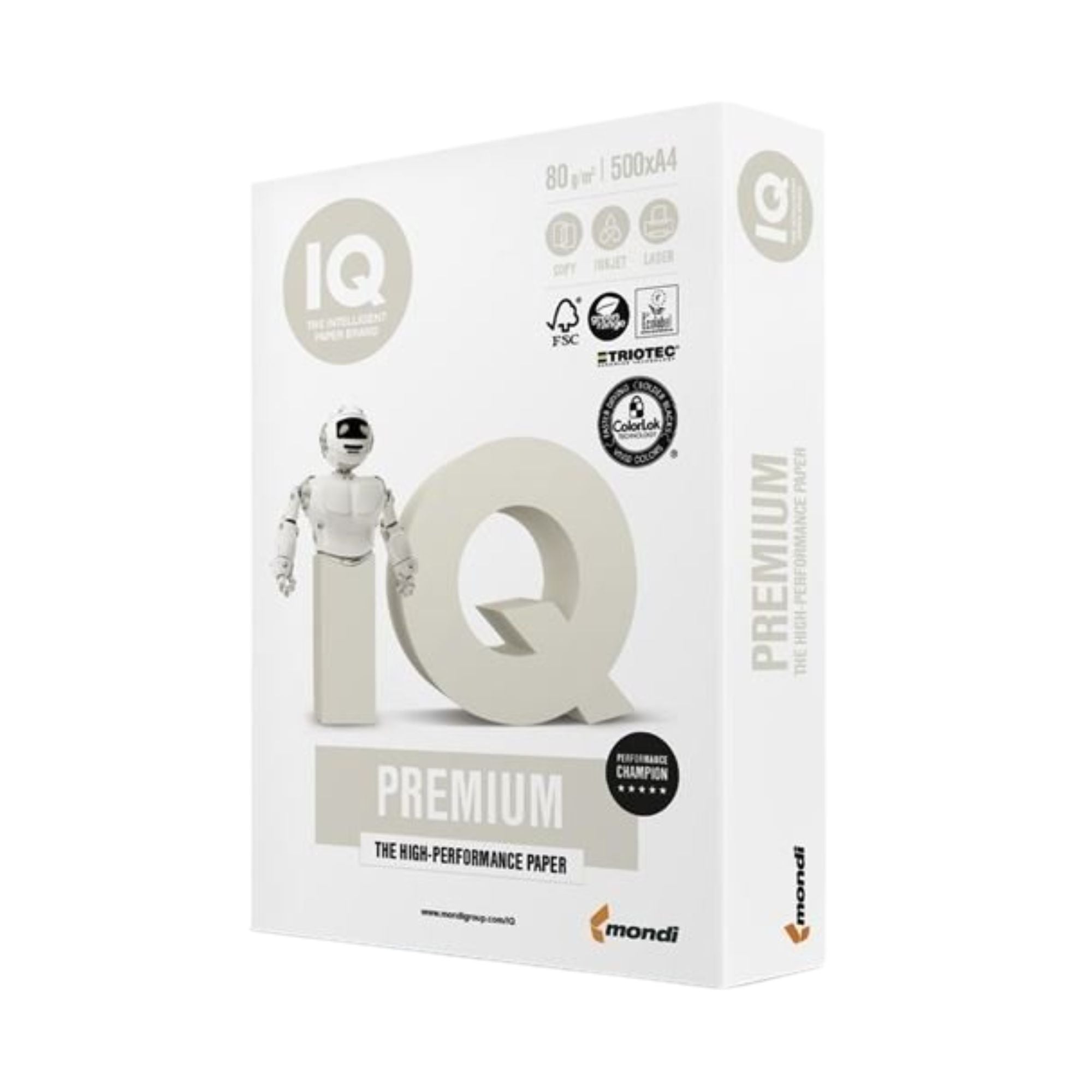 Papir IQ Premium A4, 80g, 500/1