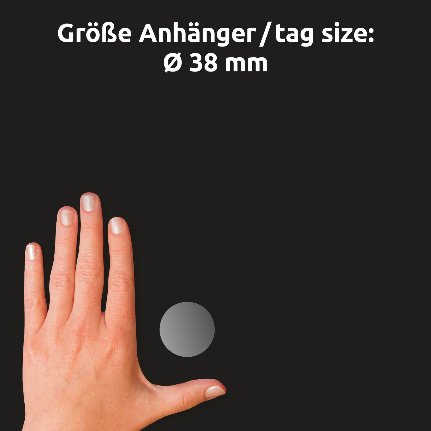 Etikete transparentne okrogle za pečatenje Avery Zweckform 51067, fi 38 mm