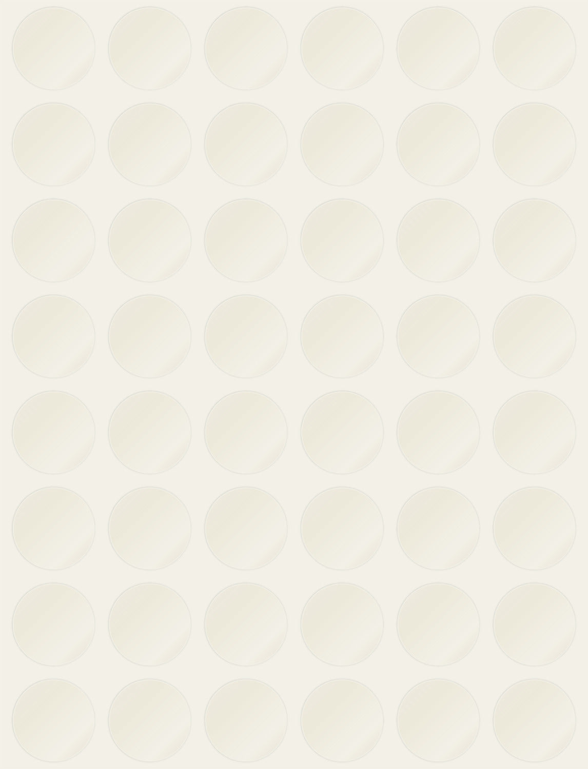 Etikete transparentne okrogle za pečatenje Avery Zweckform 51068, fi 18 mm