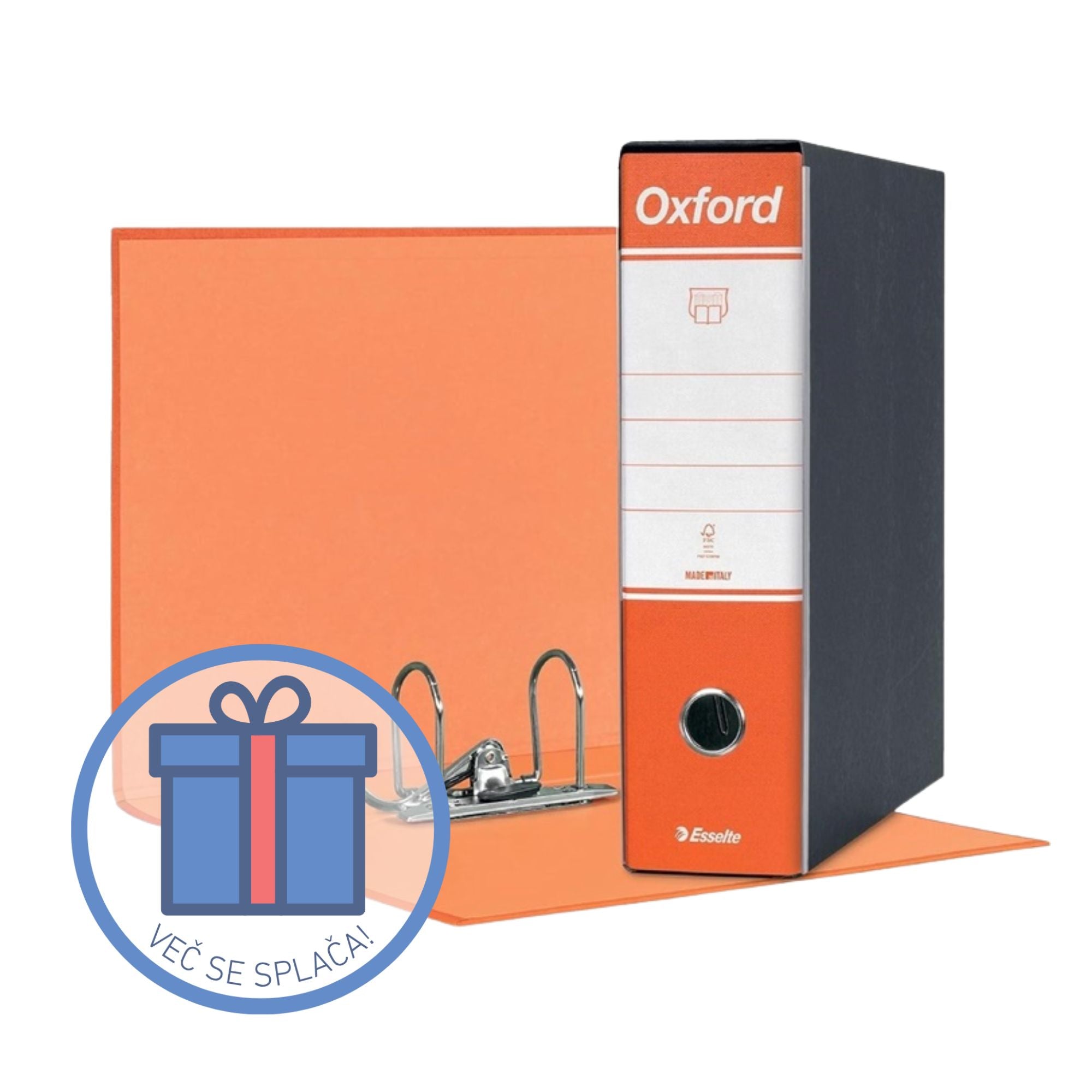 Registrator v škatli Oxford A4 50/80