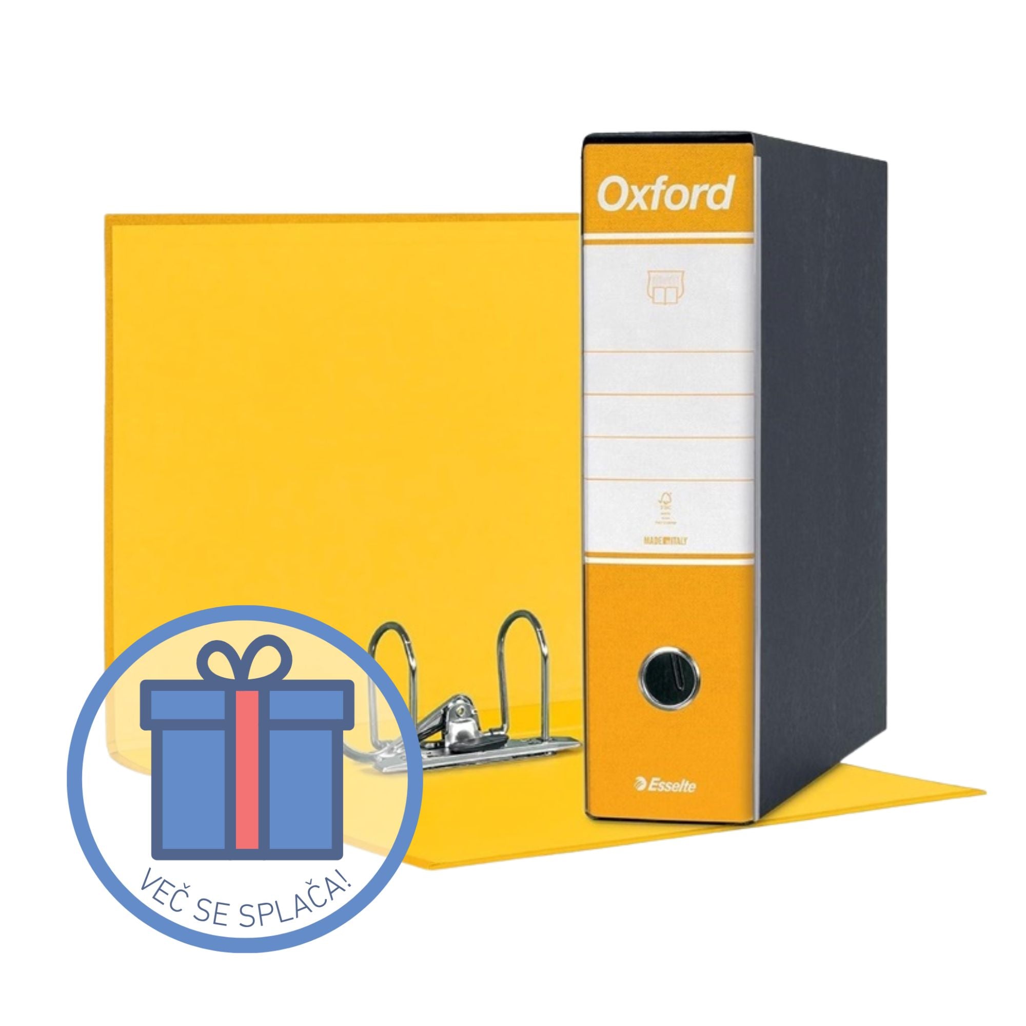Registrator v škatli Oxford A4 50/80