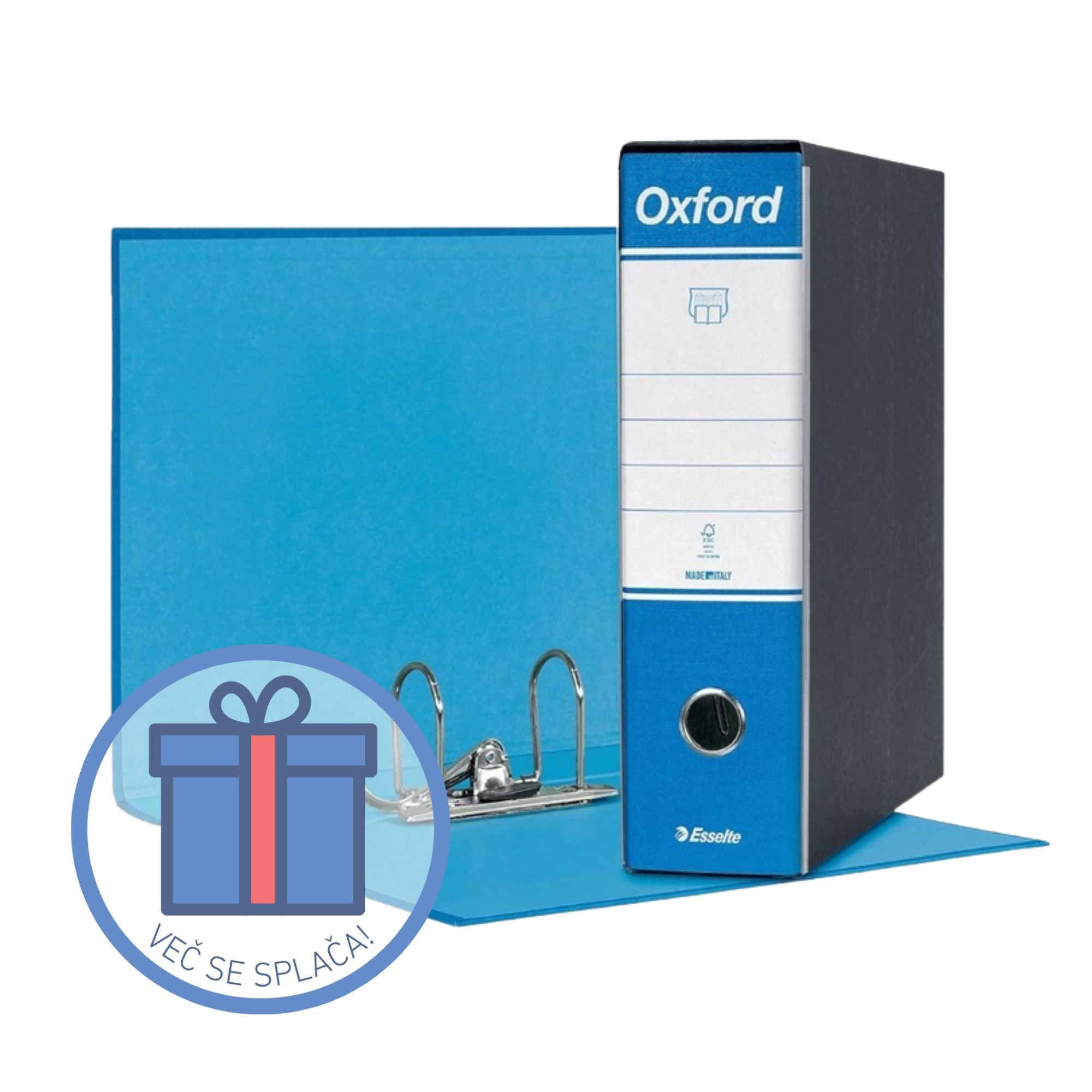 Registrator v škatli Oxford A4 50/80