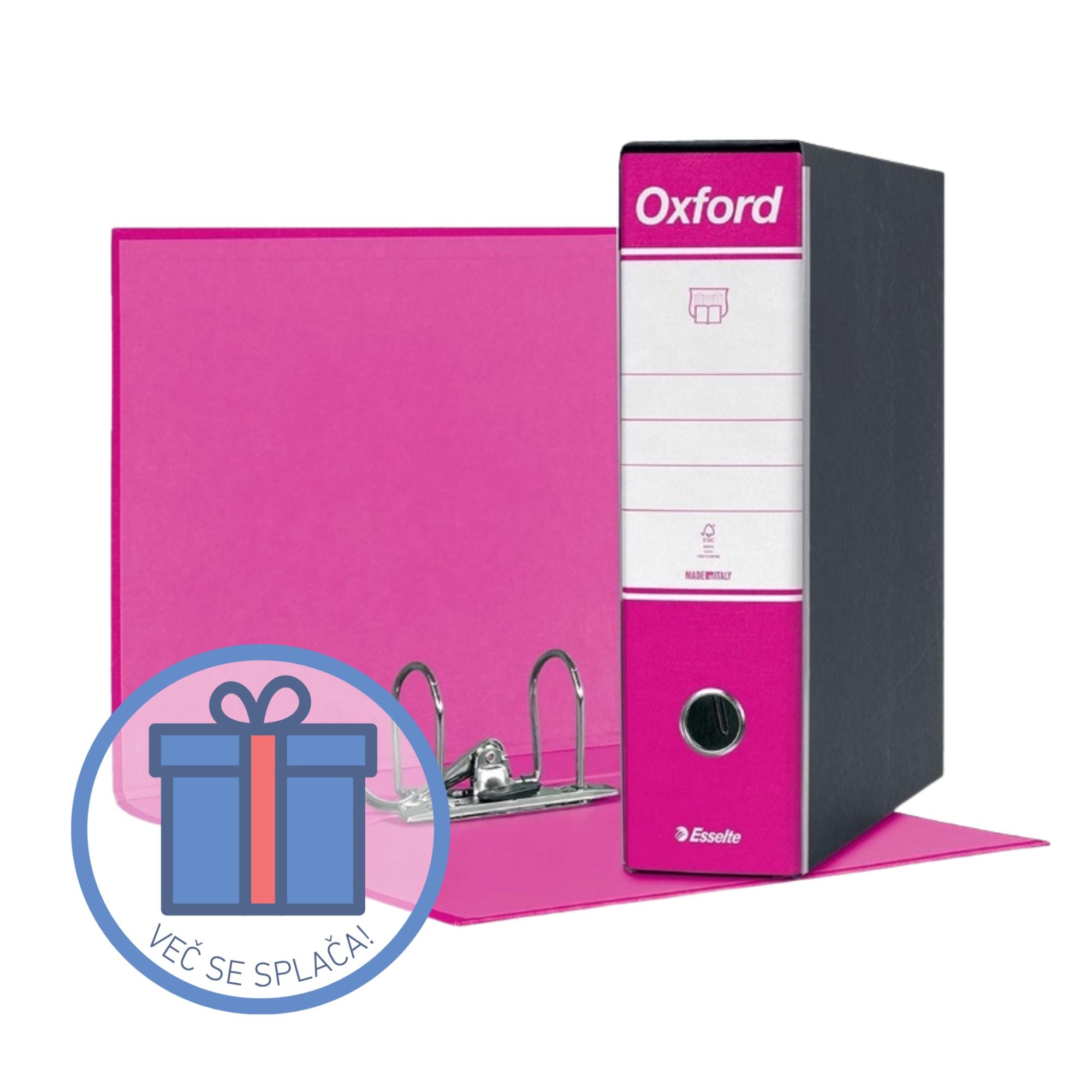 Registrator v škatli Oxford A4 50/80