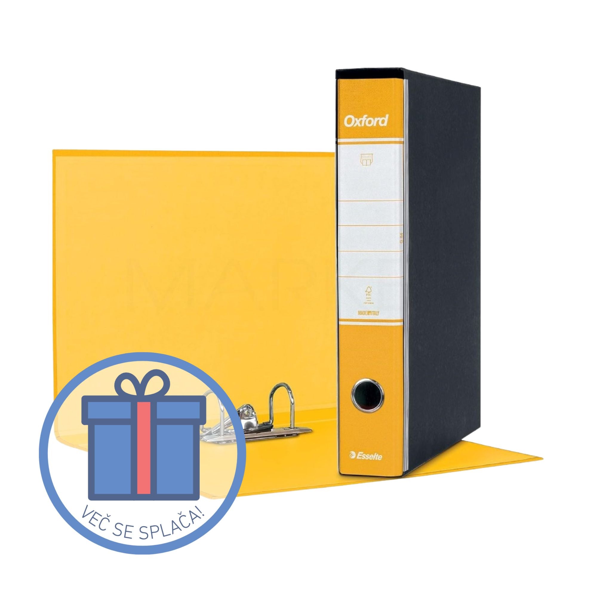 Registrator v škatli Oxford A4 50/80