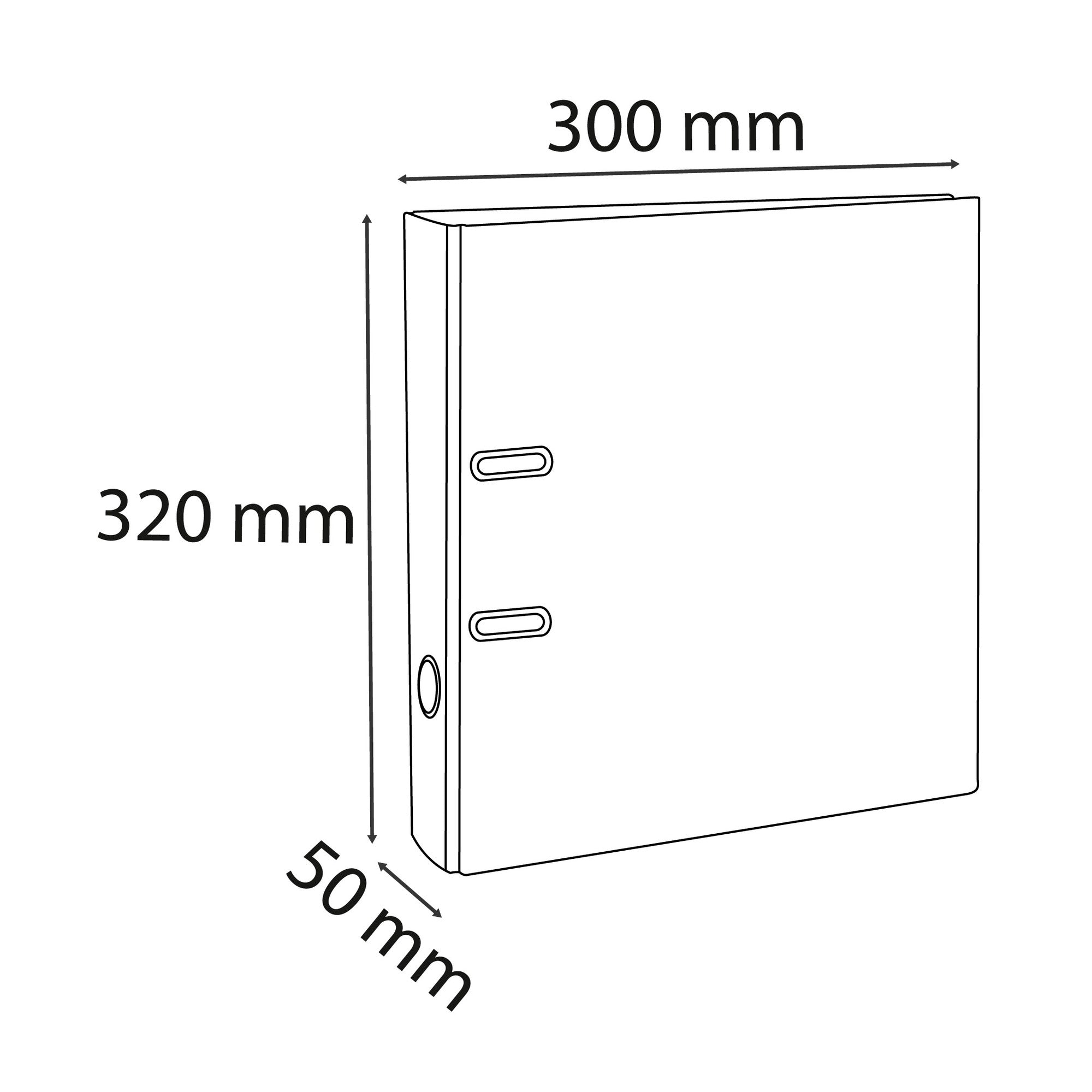 Samostoječ registrator Exacompta Maxi, A4/50