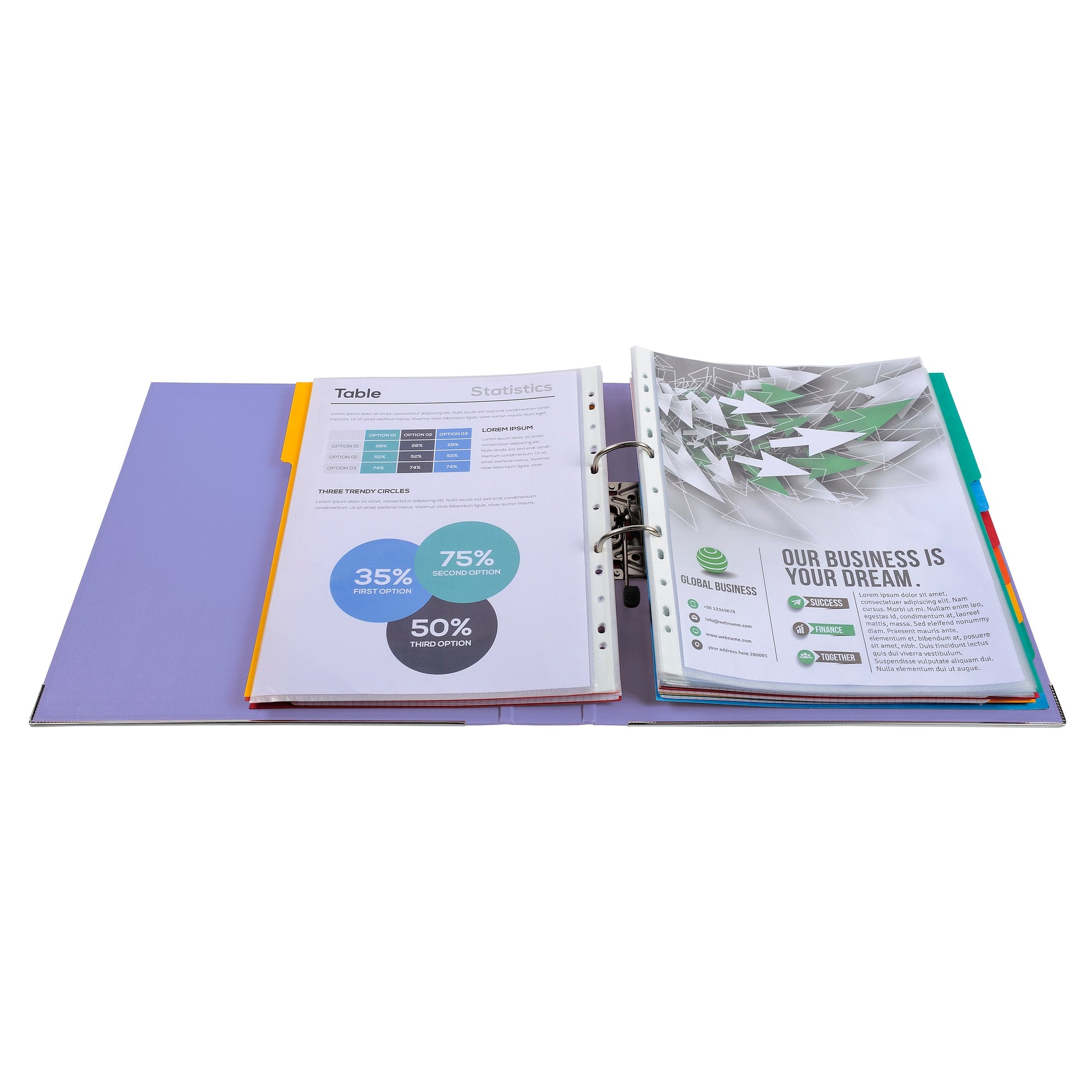 Samostoječ registrator Exacompta Maxi, A4/50