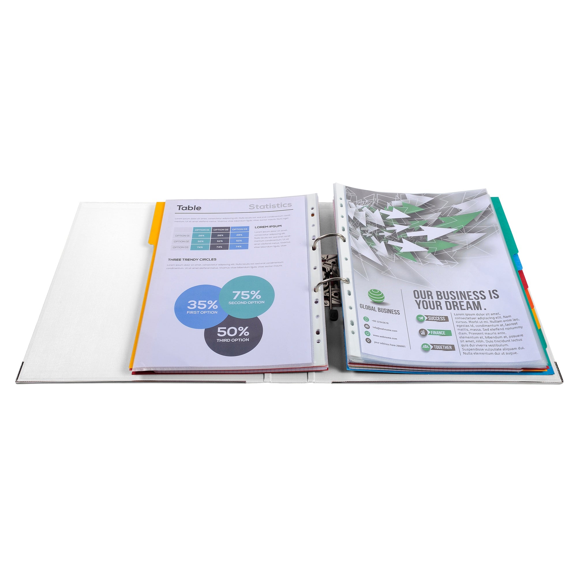 Samostoječ registrator Exacompta Maxi, A4/50