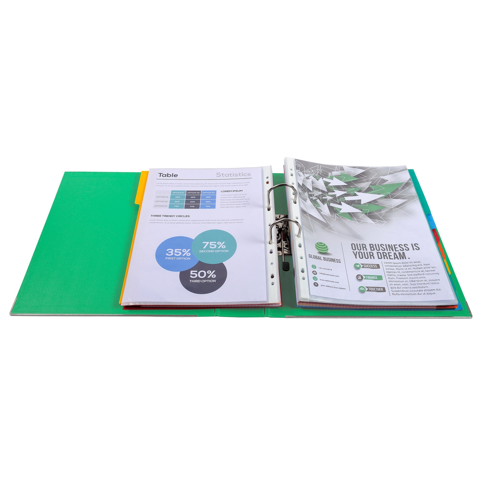 Samostoječ registrator Exacompta Maxi, A4/80, povišan