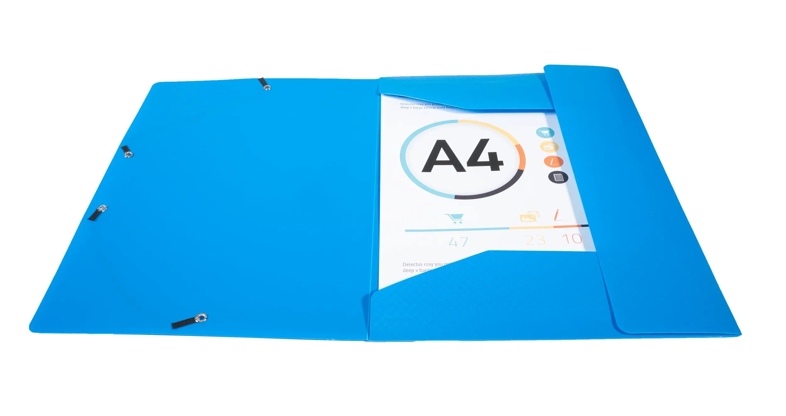 Mapa PP A4 s klapo in elastiko Exacompta