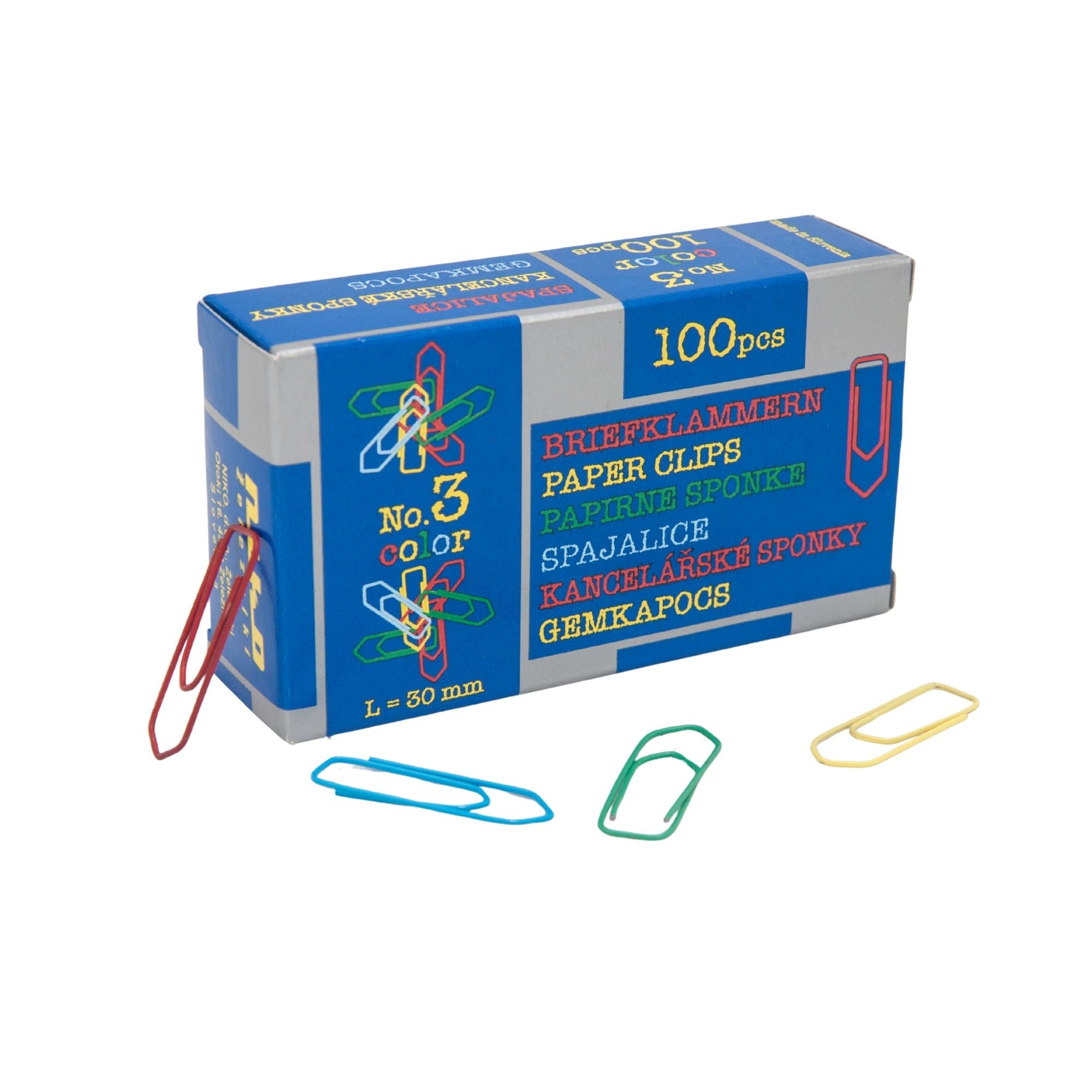 Sponke papirne Niko št.3, 30 mm, 100/1