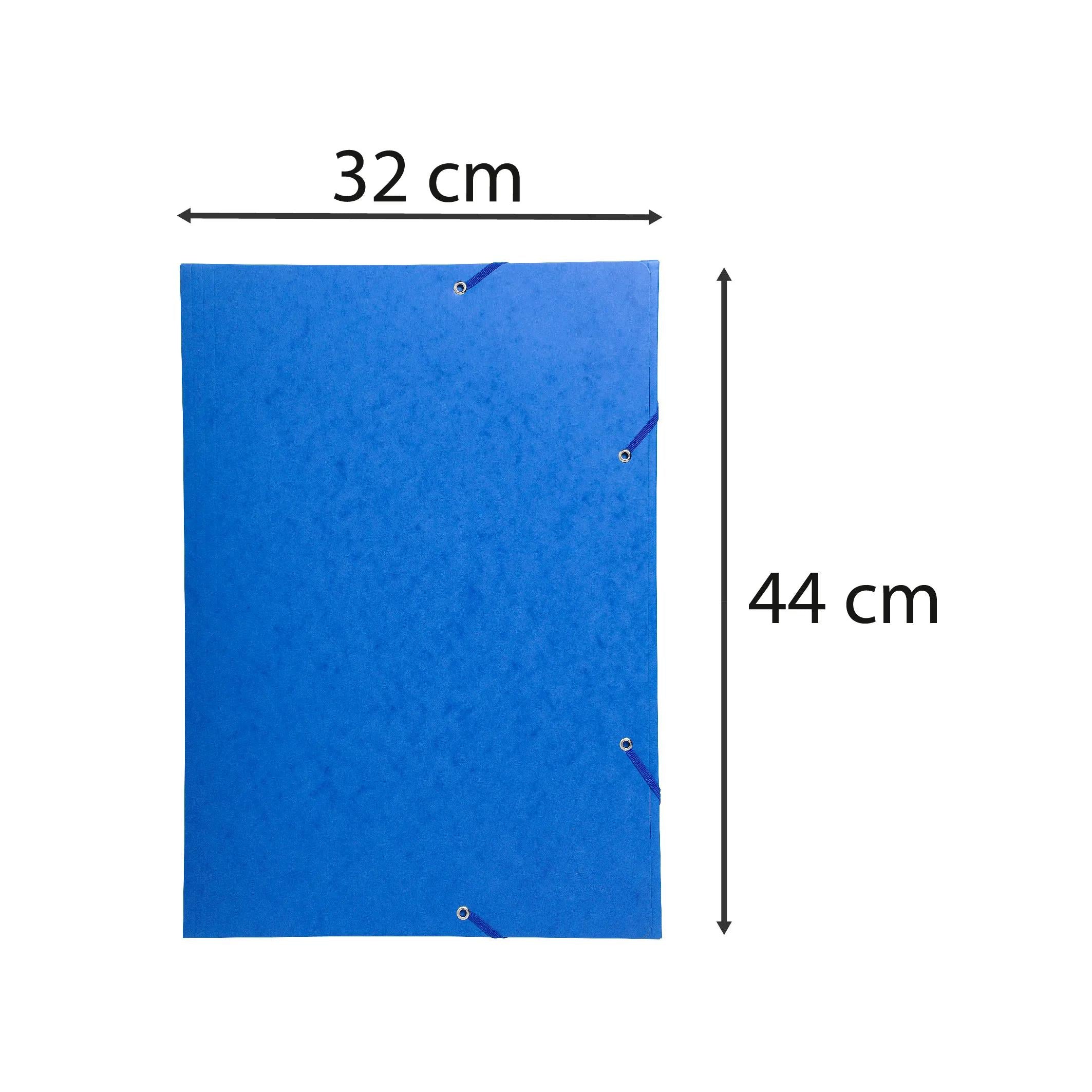 Mapa s klapo in elastiko A3 Exacompta, kartonska