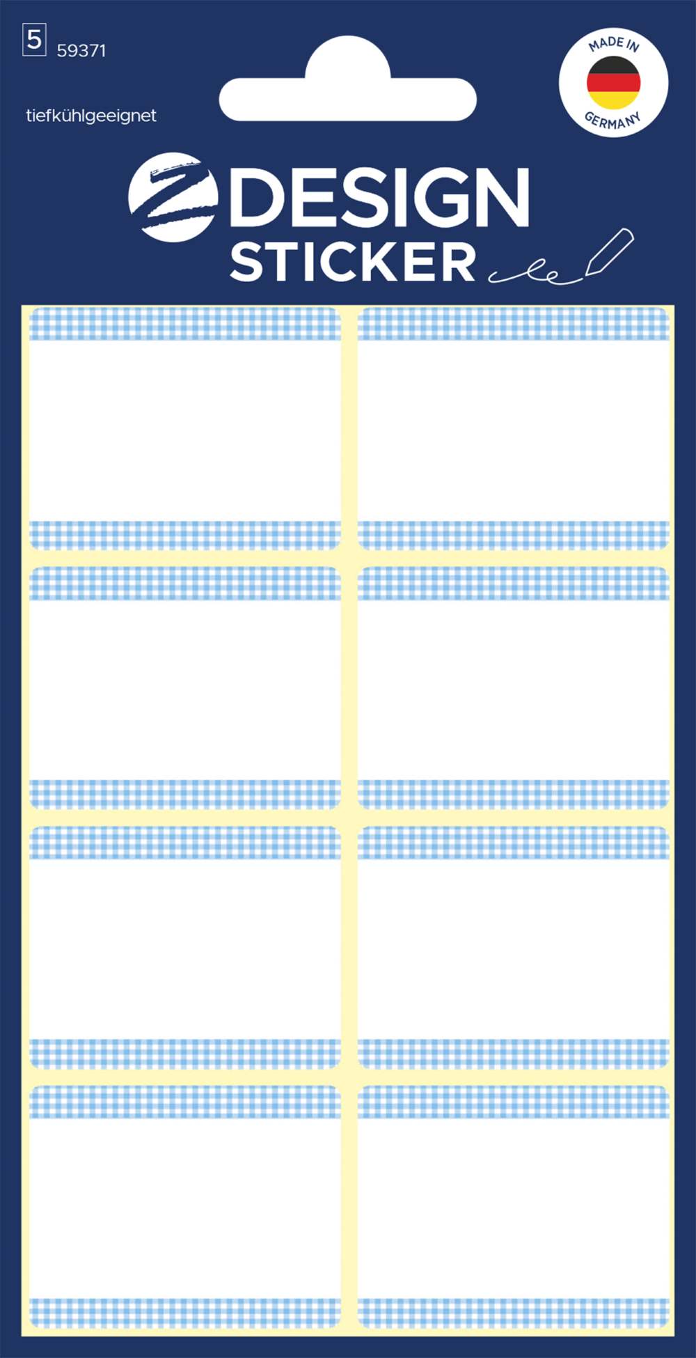 Etikete papirne odstranljive za zamrzovalnike Avery Zweckform 59371