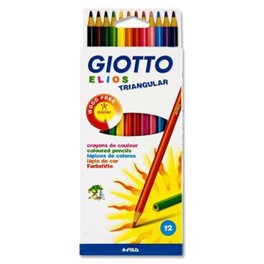 Barvice Giotto 275800/275900 Elios Tri, v kartonasti škatli