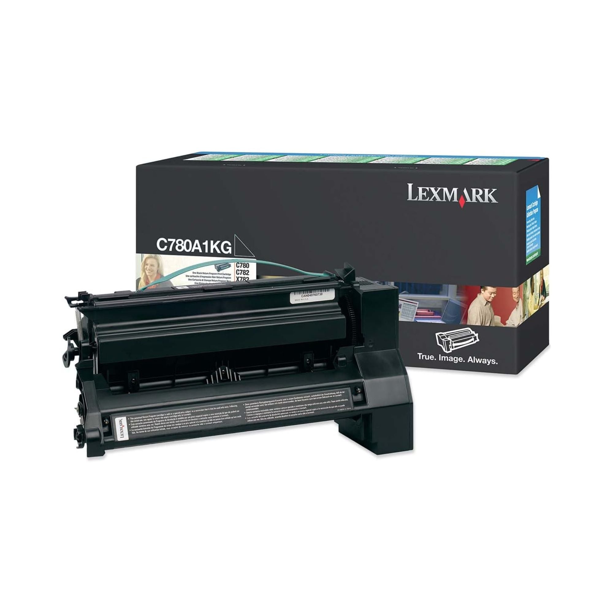 Toner Lexmark 780A1KG, črn