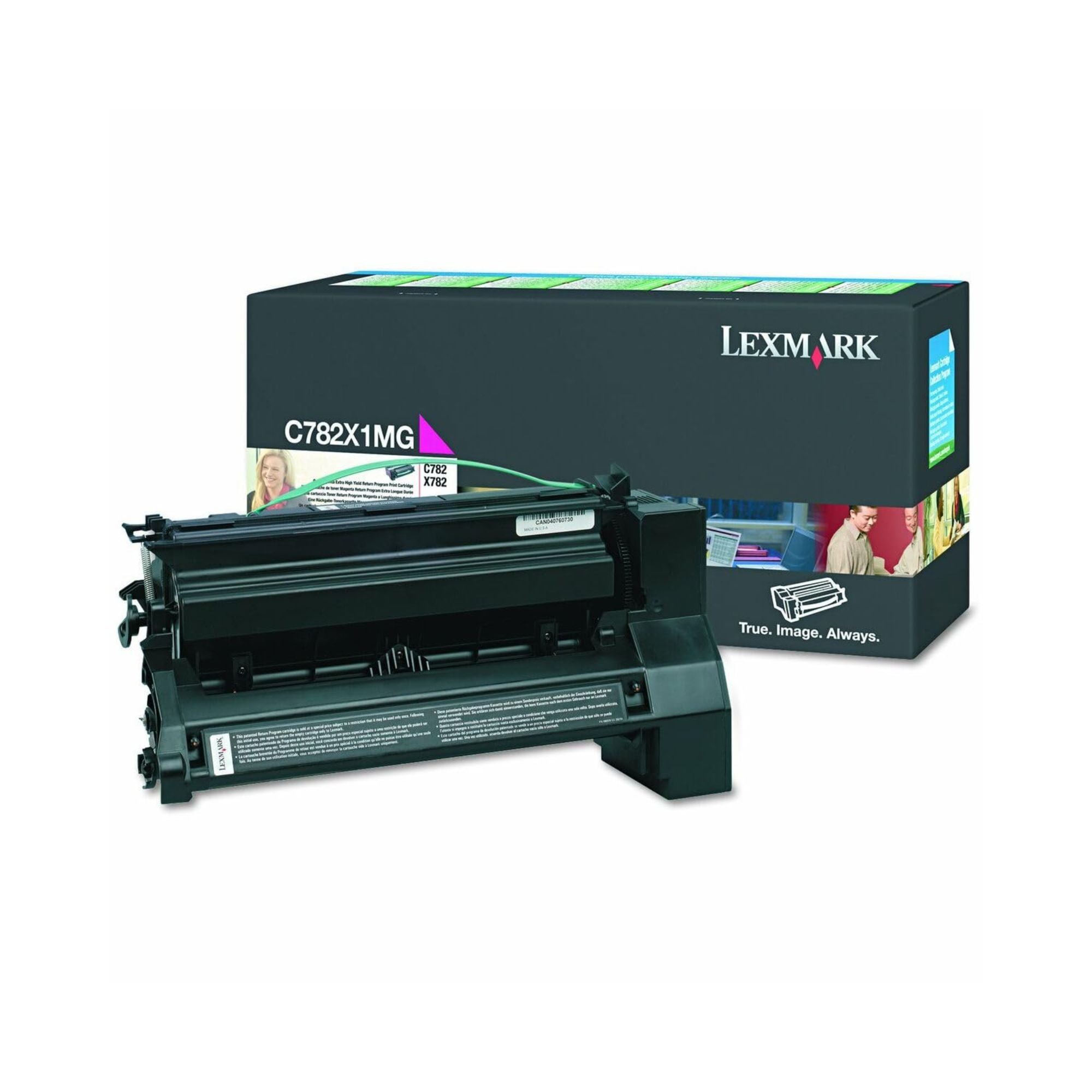 Toner Lexmark 782X1MG, magenta