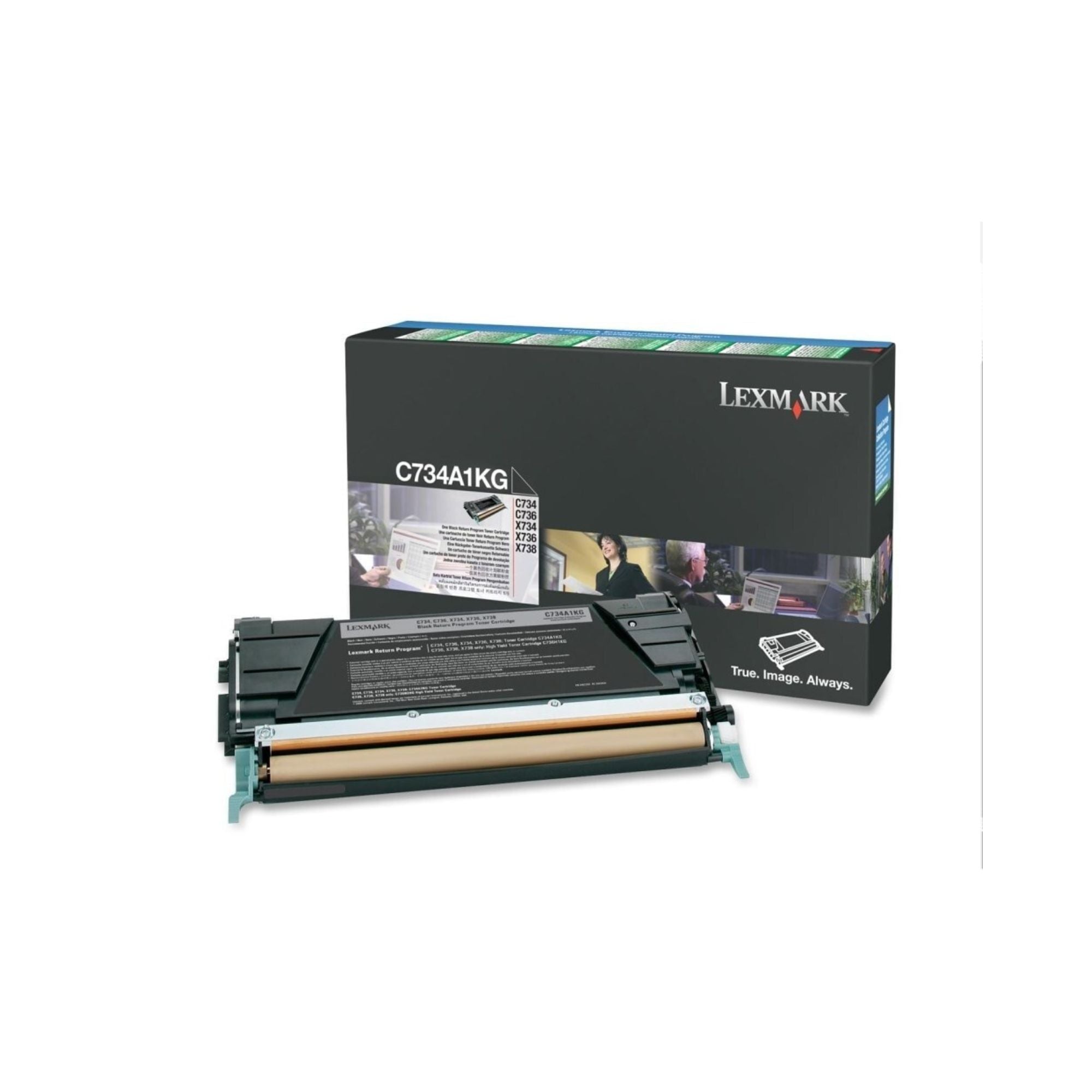 Toner Lexmark C734A1KG, črn