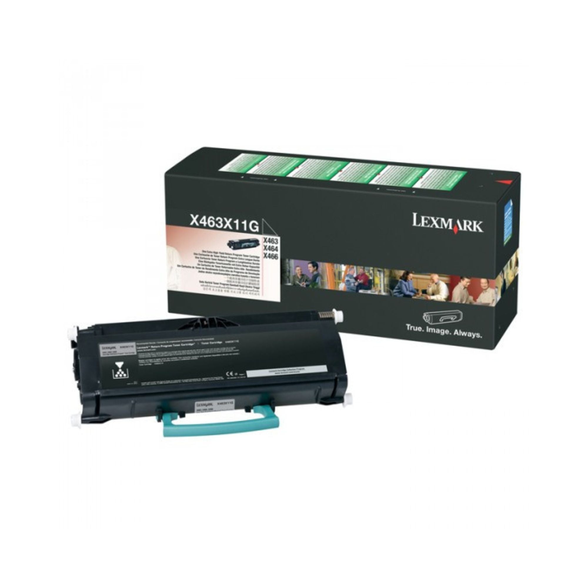 Toner Lexmark 463X11G, črn
