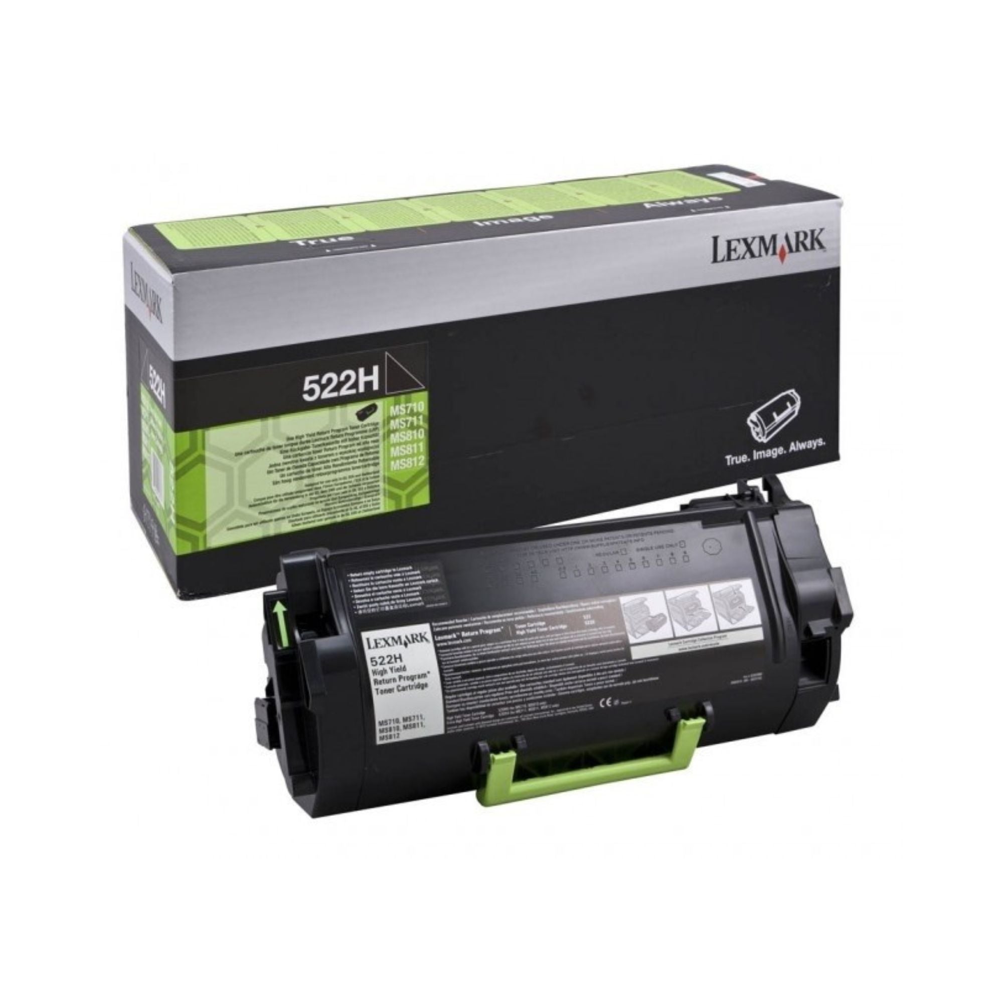 Toner Lexmark 52D2H00, črn