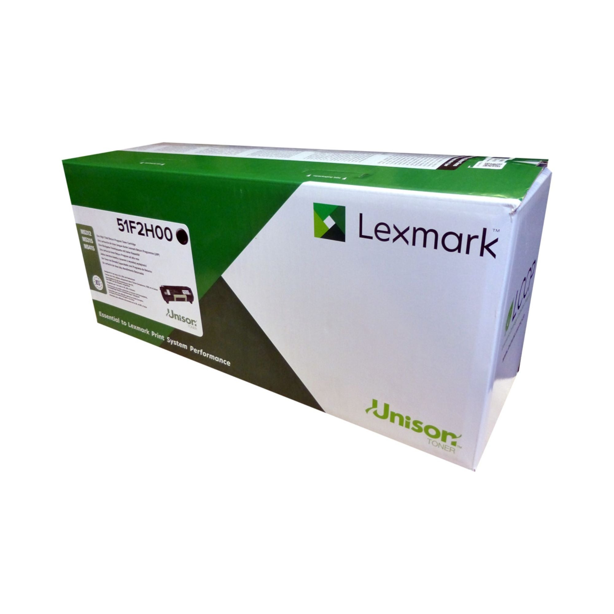 Toner Lexmark 51F2H00, črn