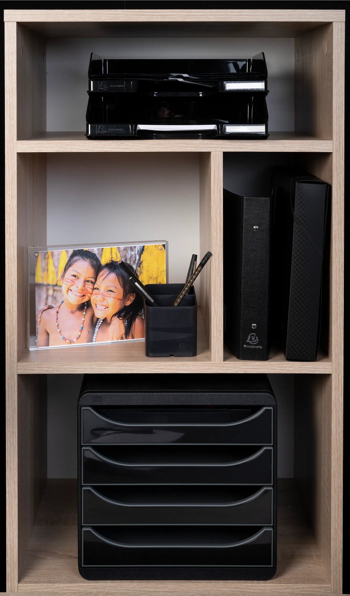 Sortirnik Multiform Predalnik Multiform Big-Box Glossy, 1/4, črn ali črno-bel