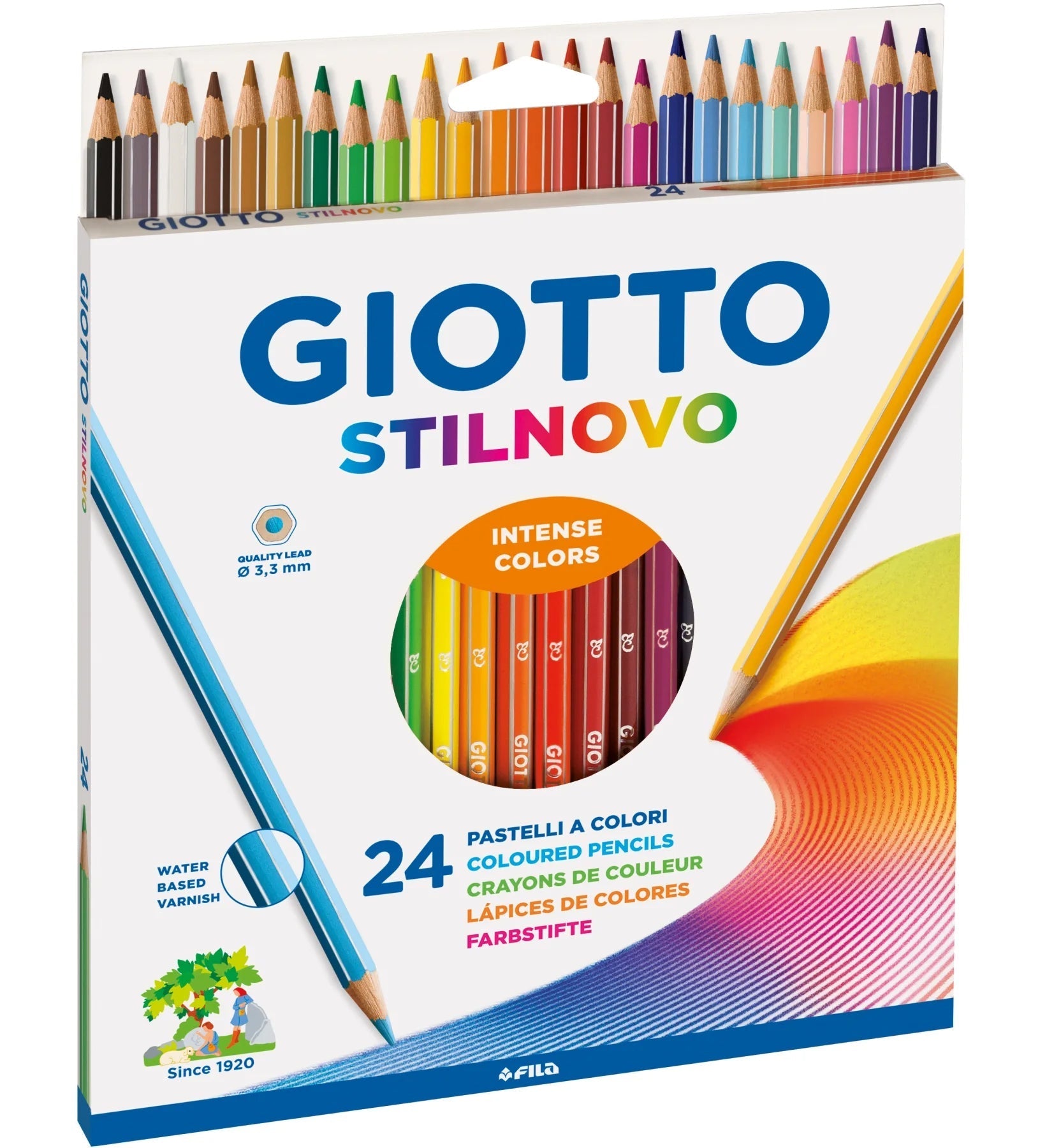 Barvice Giotto 256500/256500 Stilnovo, kartonasta škatla
