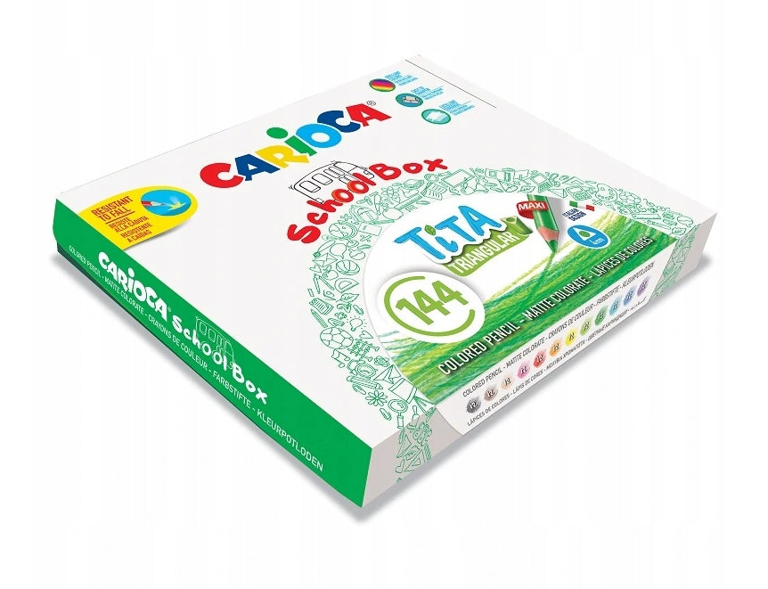 Barvice Carioca 42789/45201/42833 Tita Maxi, šestkotne, kartonska škatla