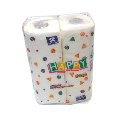 Brisača papirnata Happy, Casa, 2-slojna, 50l, 2/1