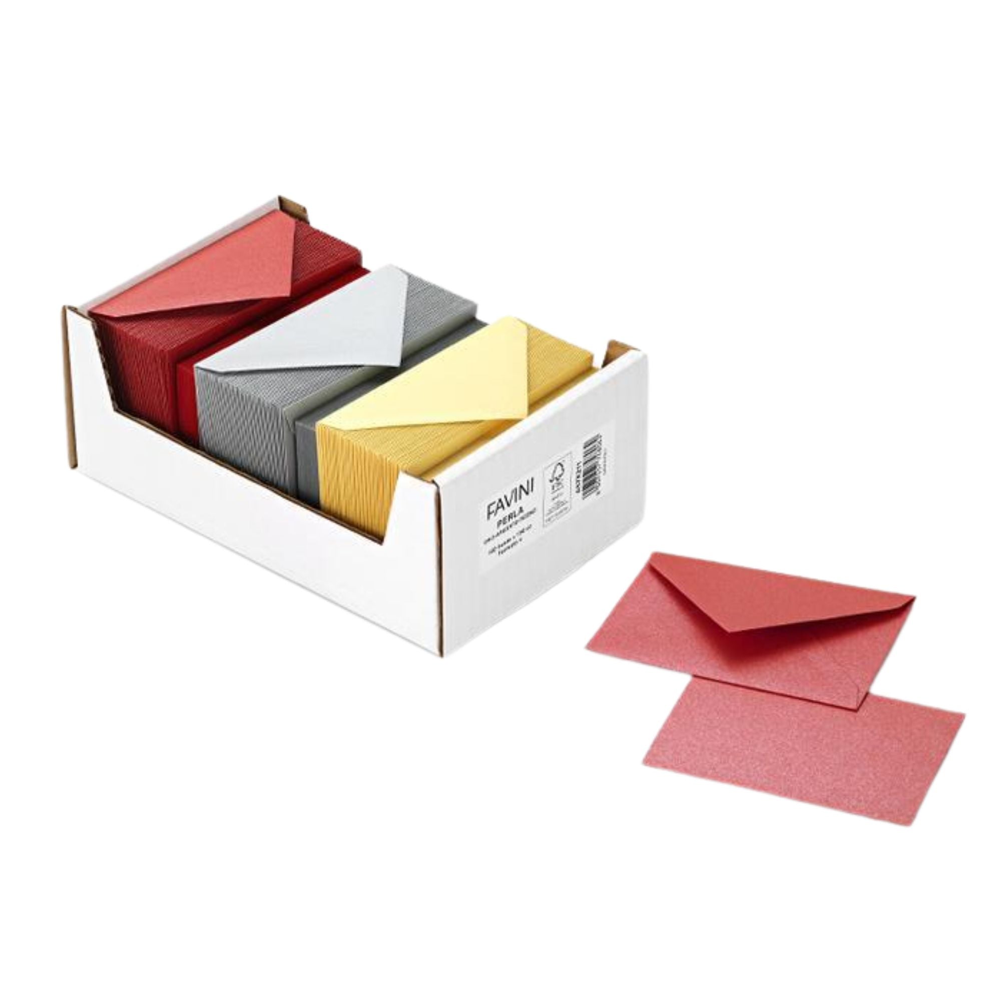 Kuverta Favini Majestic Intenziv, 120g, 3 barve, 150 kosov