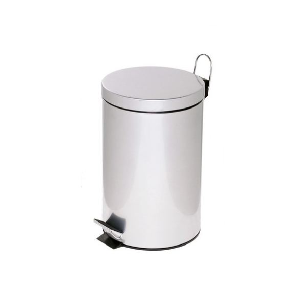 Koš za smeti Alco AL296236, 20 l, s pedalom, srebrn
