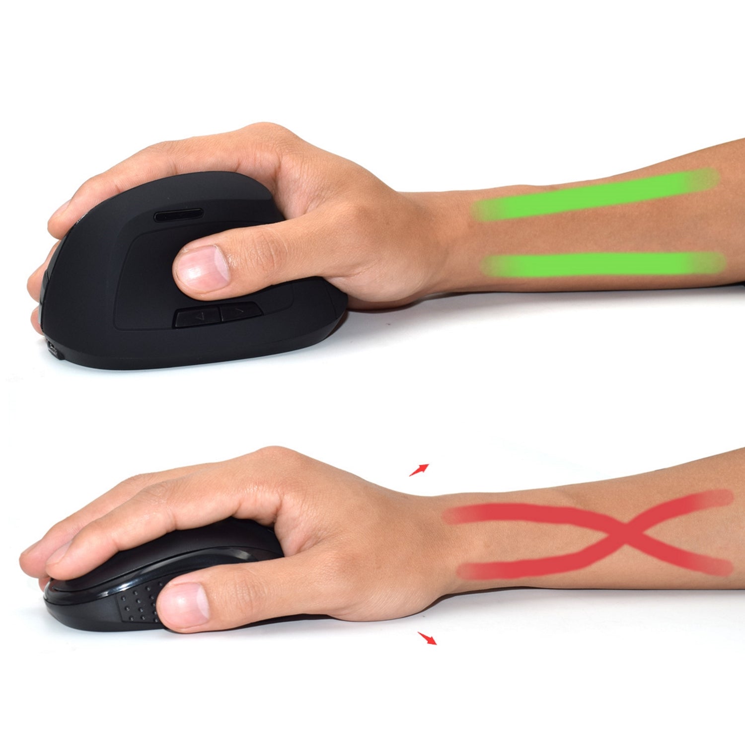 Miška računalniška Ewent Ergonomic Vertical, pokončna