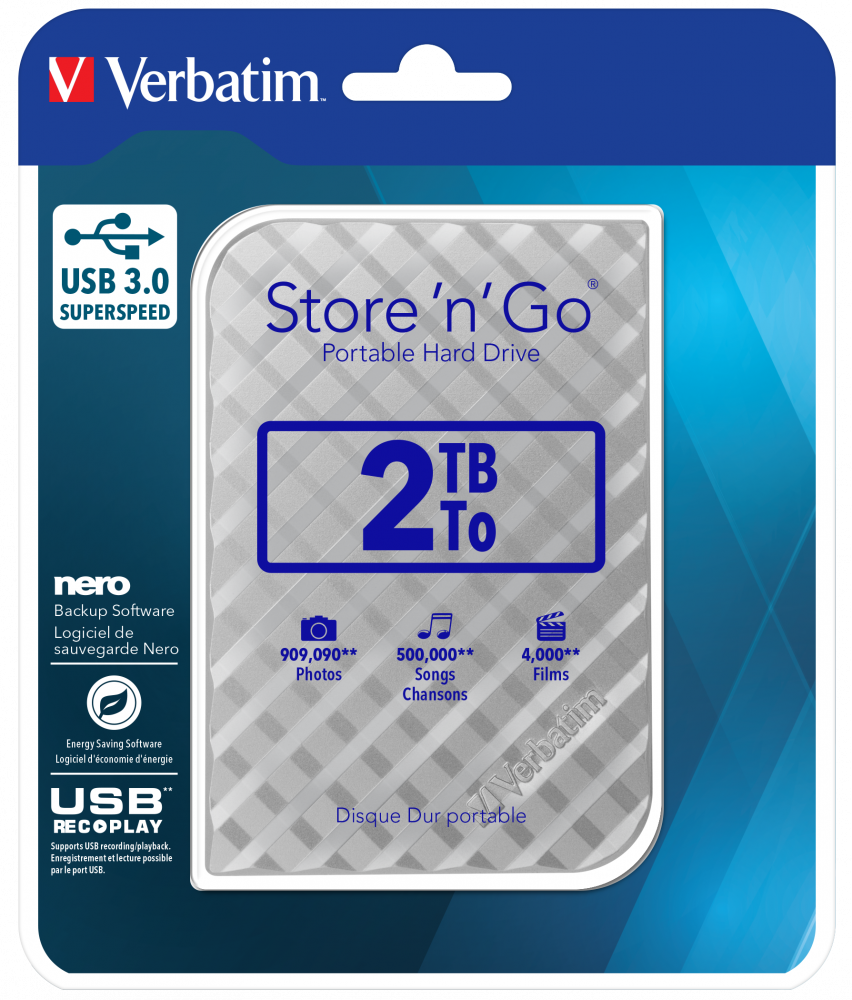 Disk trdi Verbatim Store'N' Go 1TB/2TB