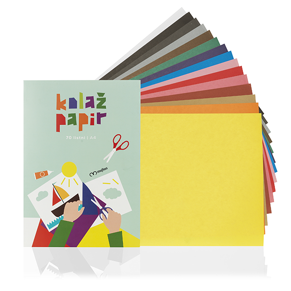 Papir kolaž Muflon A3/A4 775117/775118, 20 listov