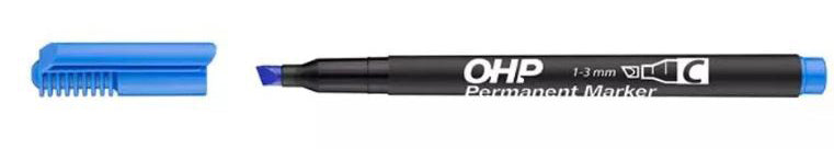 Permanentni marker Ico OHP C, 1-3 mm, prirezana konica
