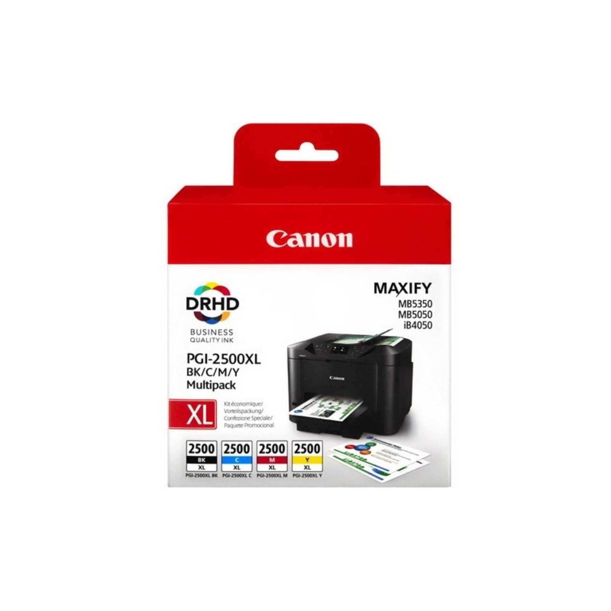 Komplet črnil Canon PGI-2500XL 9254B004AA, črna / cyan modra / magenta / rumena