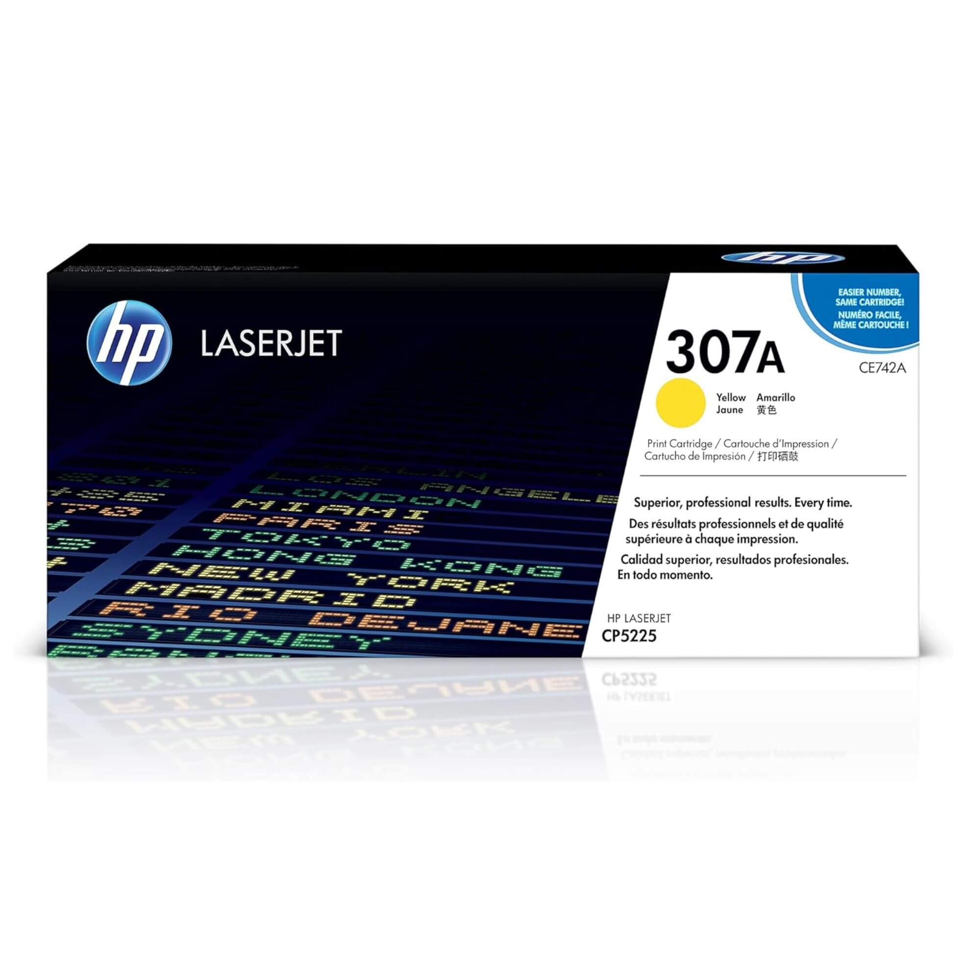 Toner HP CE742A, rumen