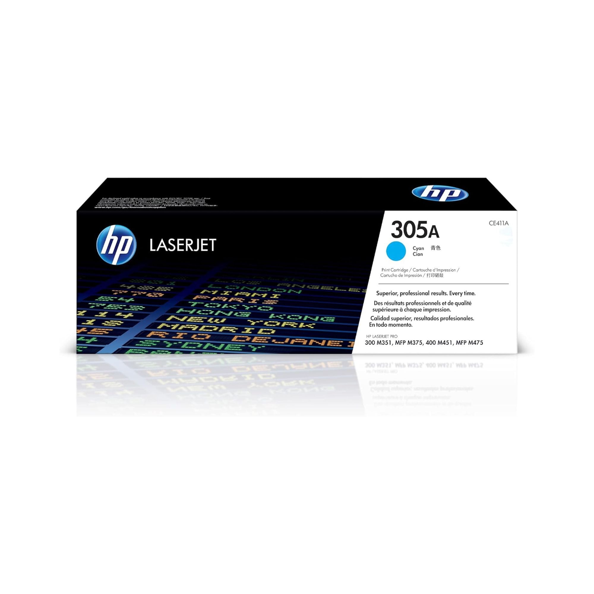 Toner HP CE411A, cyan moder
