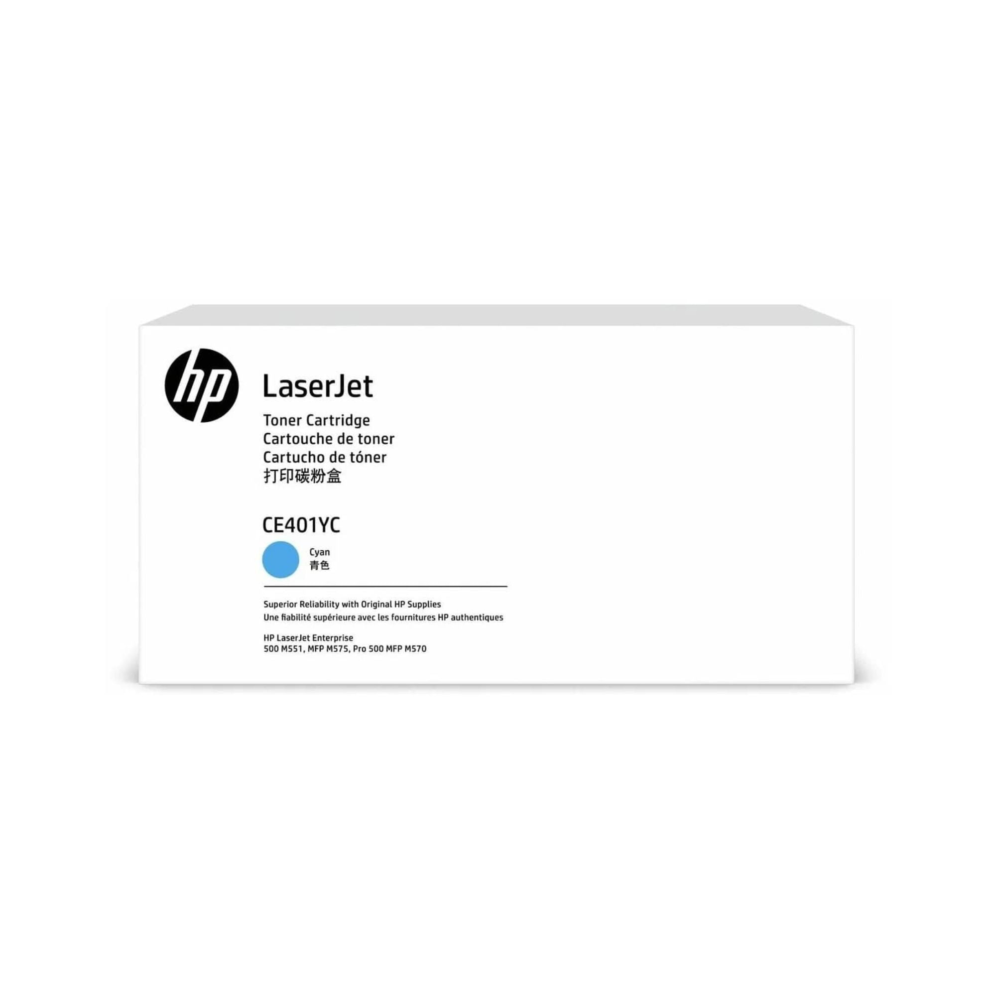Toner HP CE401YC, cyan moder