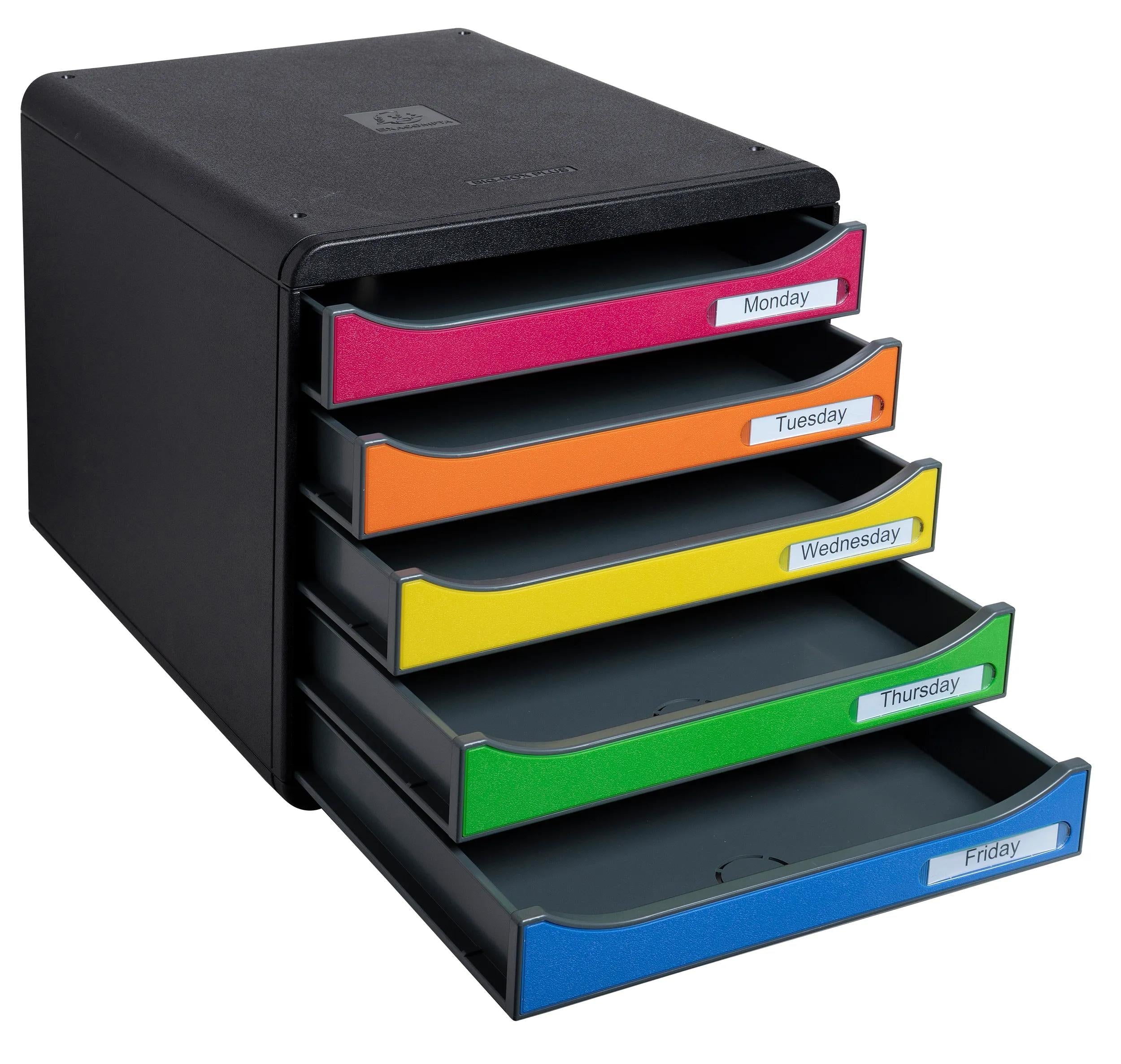 Predalnik Multiform BigBox Plus, 1/5, črn / rdeč, zelen ali srebrn