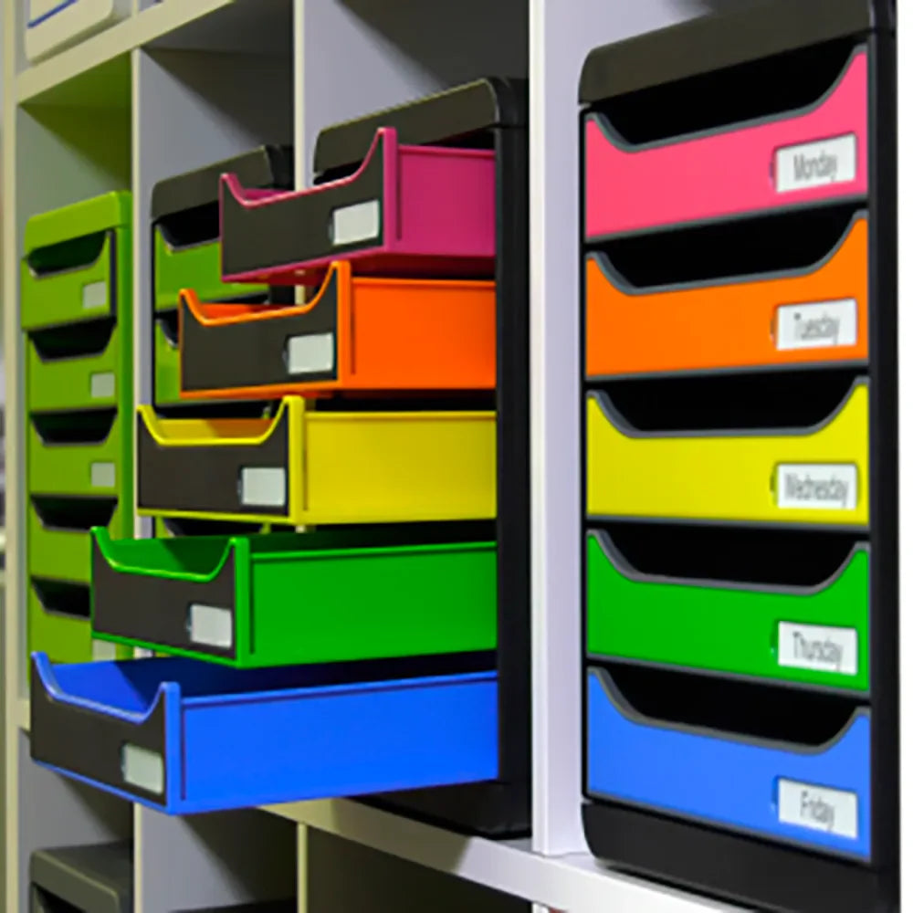 Predalnik Multiform BigBox Plus, 1/5, črn / rdeč, zelen ali srebrn