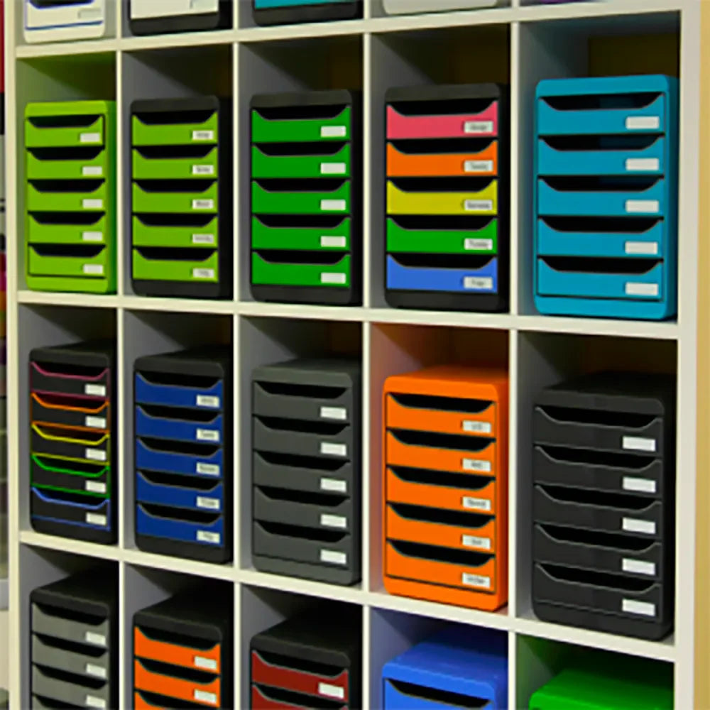 Predalnik Multiform BigBox Plus, 1/5, črn / rdeč, zelen ali srebrn