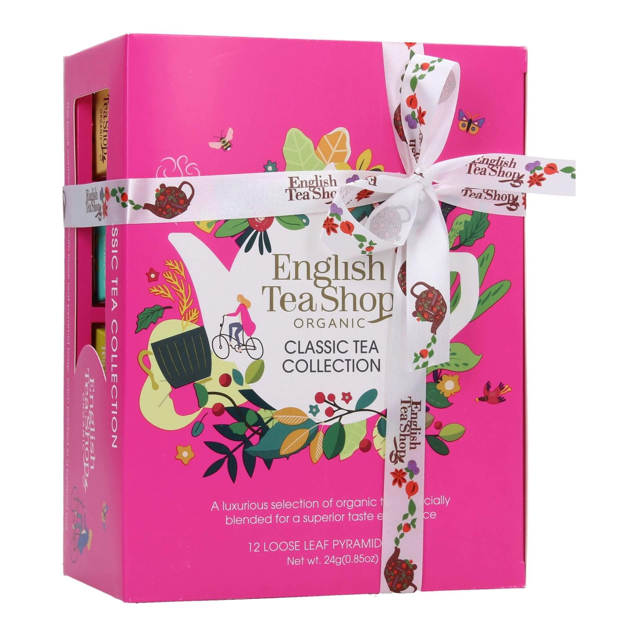 Darilni set čajev Classic Tea Collection, ekološki, 12 piramid