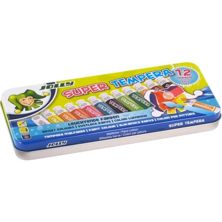Barve tempera Jolly 9341-0001 Super, 12 x 7,5 ml