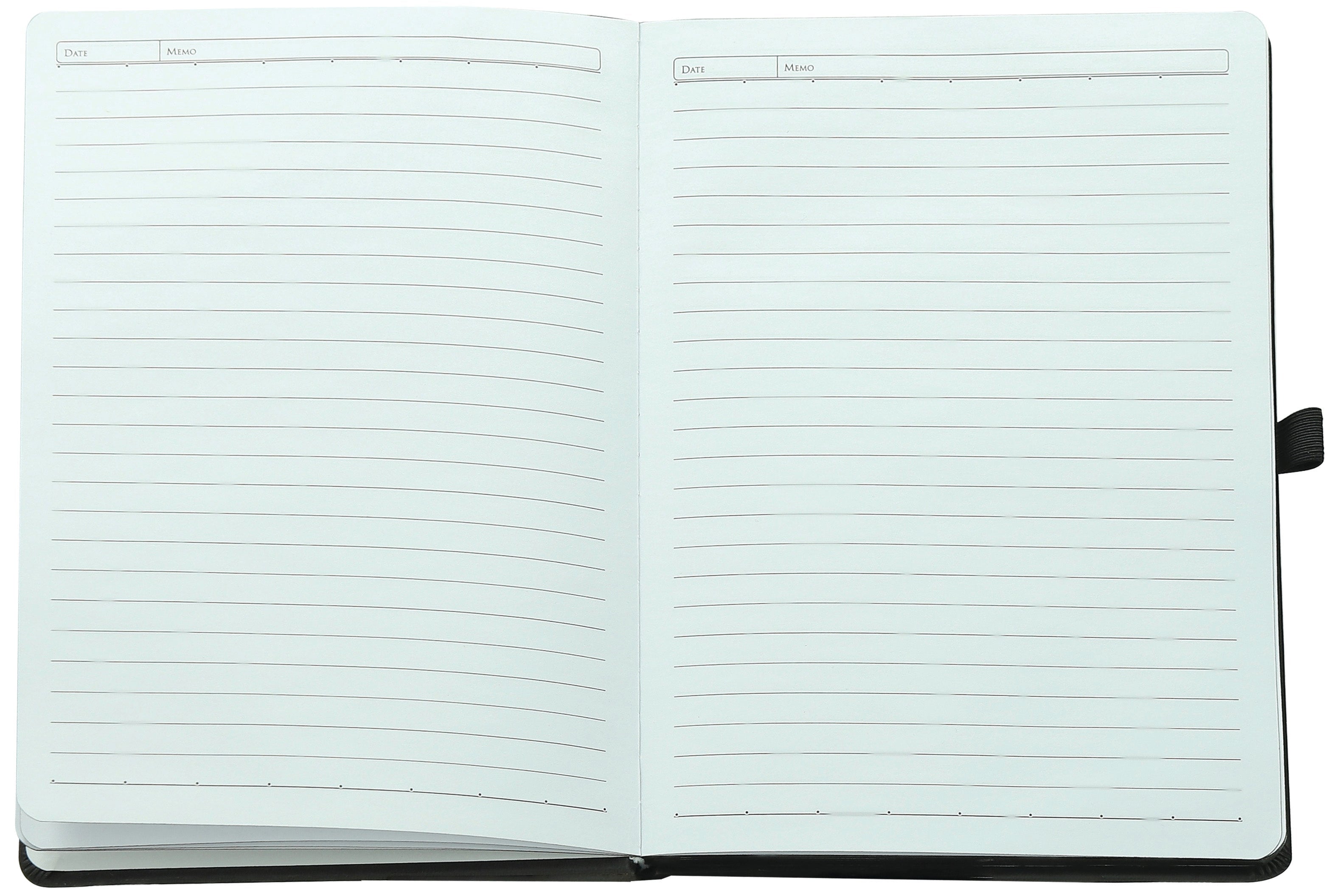 Notesnik A5 Flux z elastiko, barvni rob